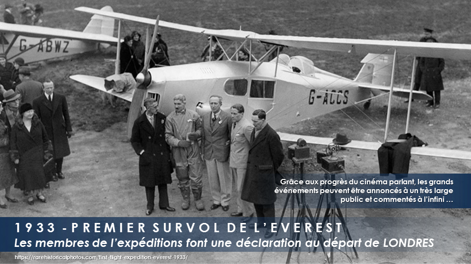 3 et 9 avril 1933 – Premiers survols de l'Everest par l'expédition Houston  – Pilote de montagne